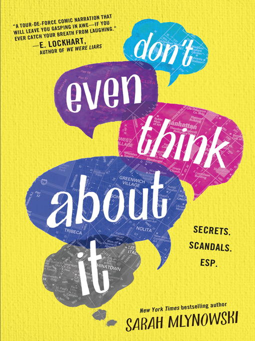 Title details for Don't Even Think About It by Sarah Mlynowski - Wait list